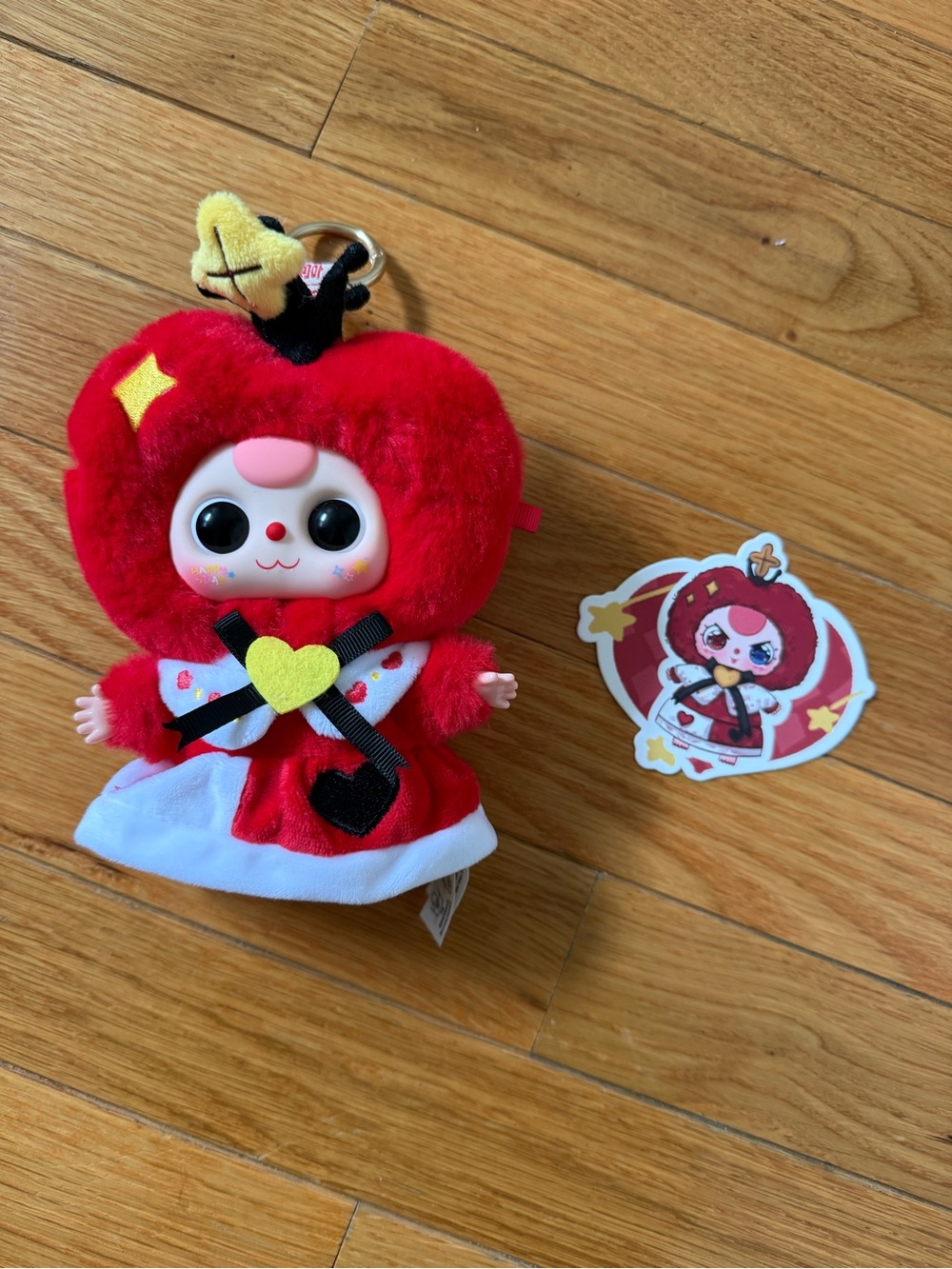 Baby Three Scarlett Queen Plush Key Chain Bag Charm